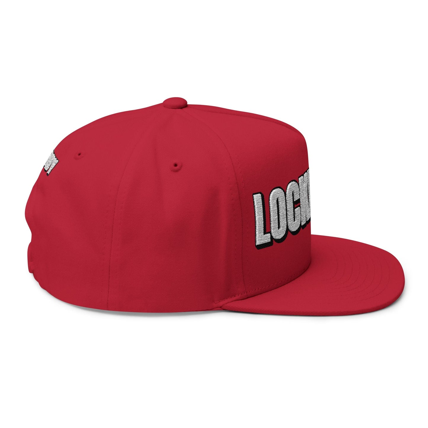 INTO: LOCKEDBOY Embroidered Flat Bill Cap – Chastity Kink Hat for Proud Subs