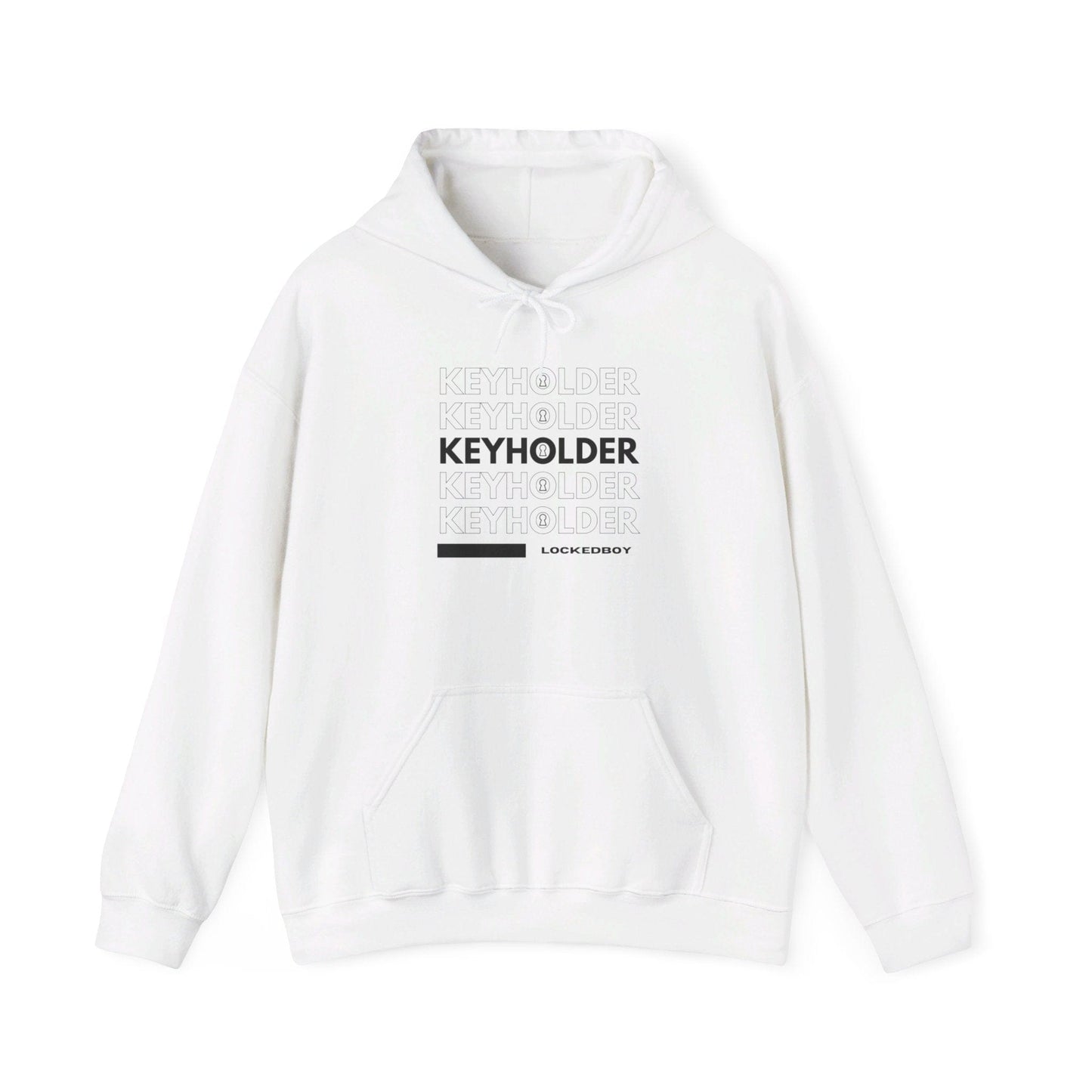 Keyholder Bag Inspo Hoodie - Lockedboy Athletics Chastity Apparel