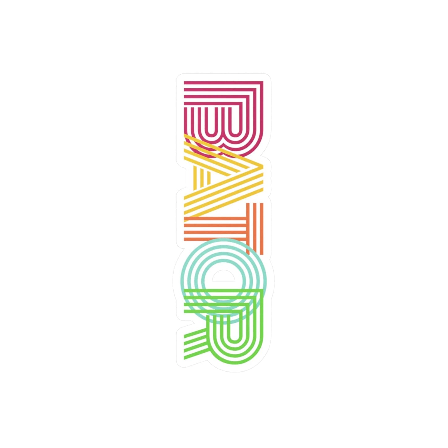 Retro Bator Vinyl Sticker