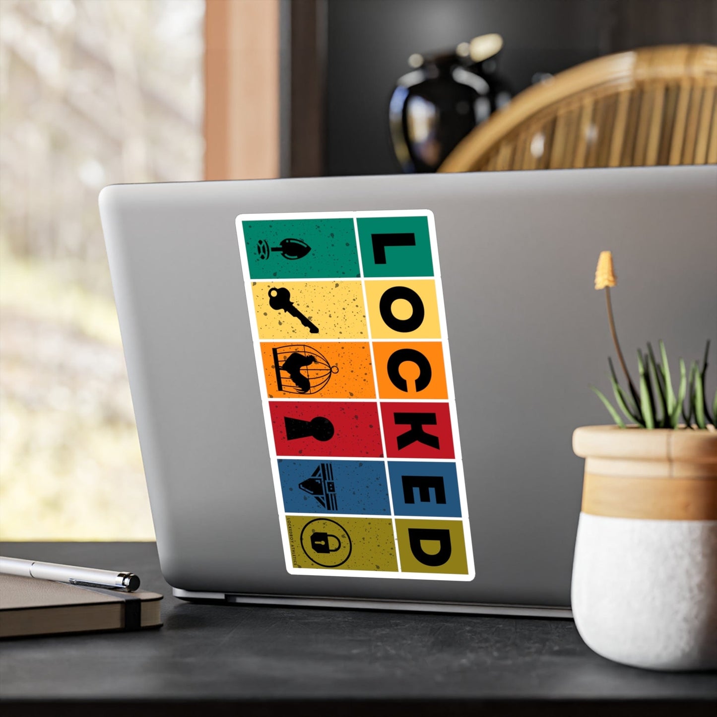 LOCKED Block Sticker