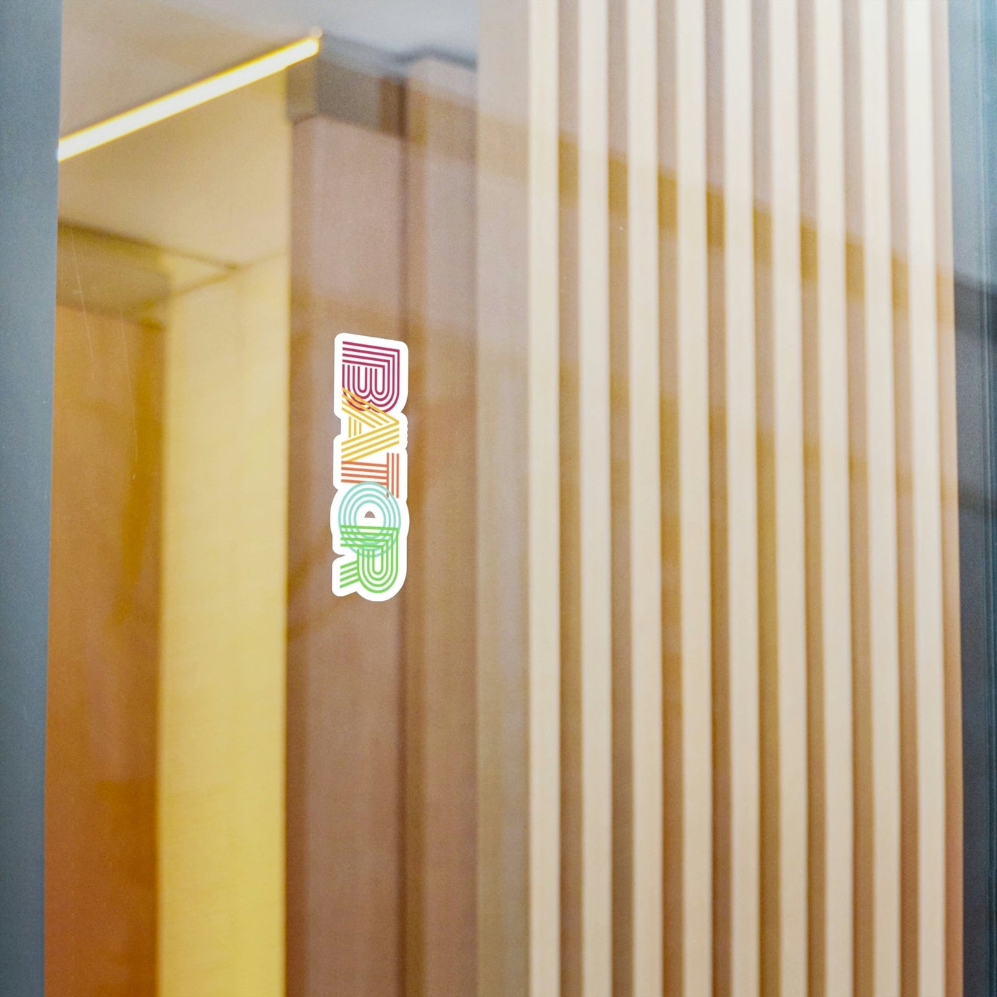 Retro Bator Vinyl Sticker