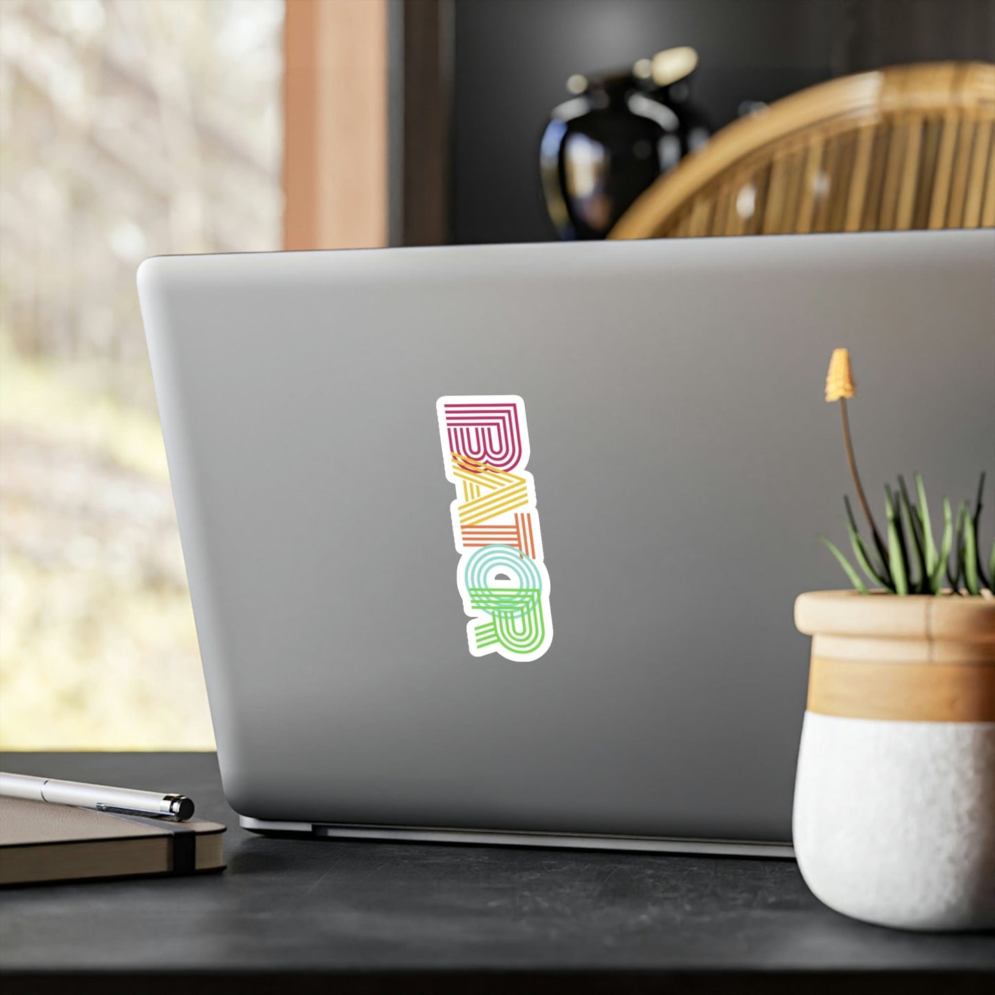 Retro Bator Vinyl Sticker