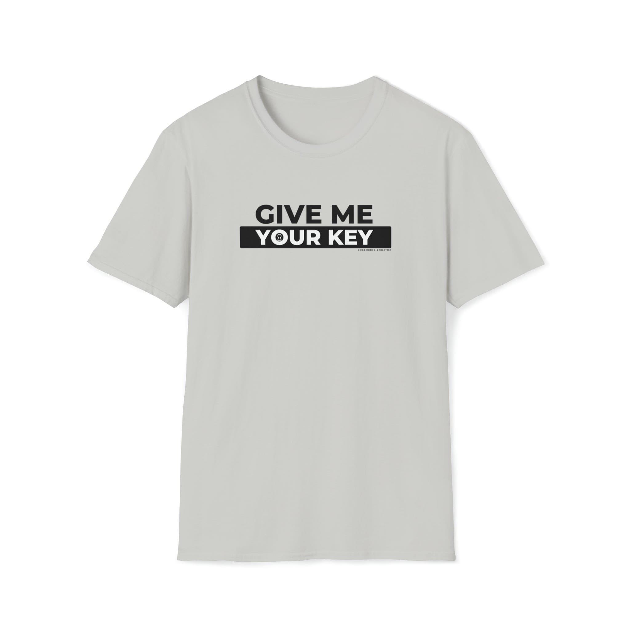 Give Me Your Key - Chastity Shirts by LockedBoy Athletics