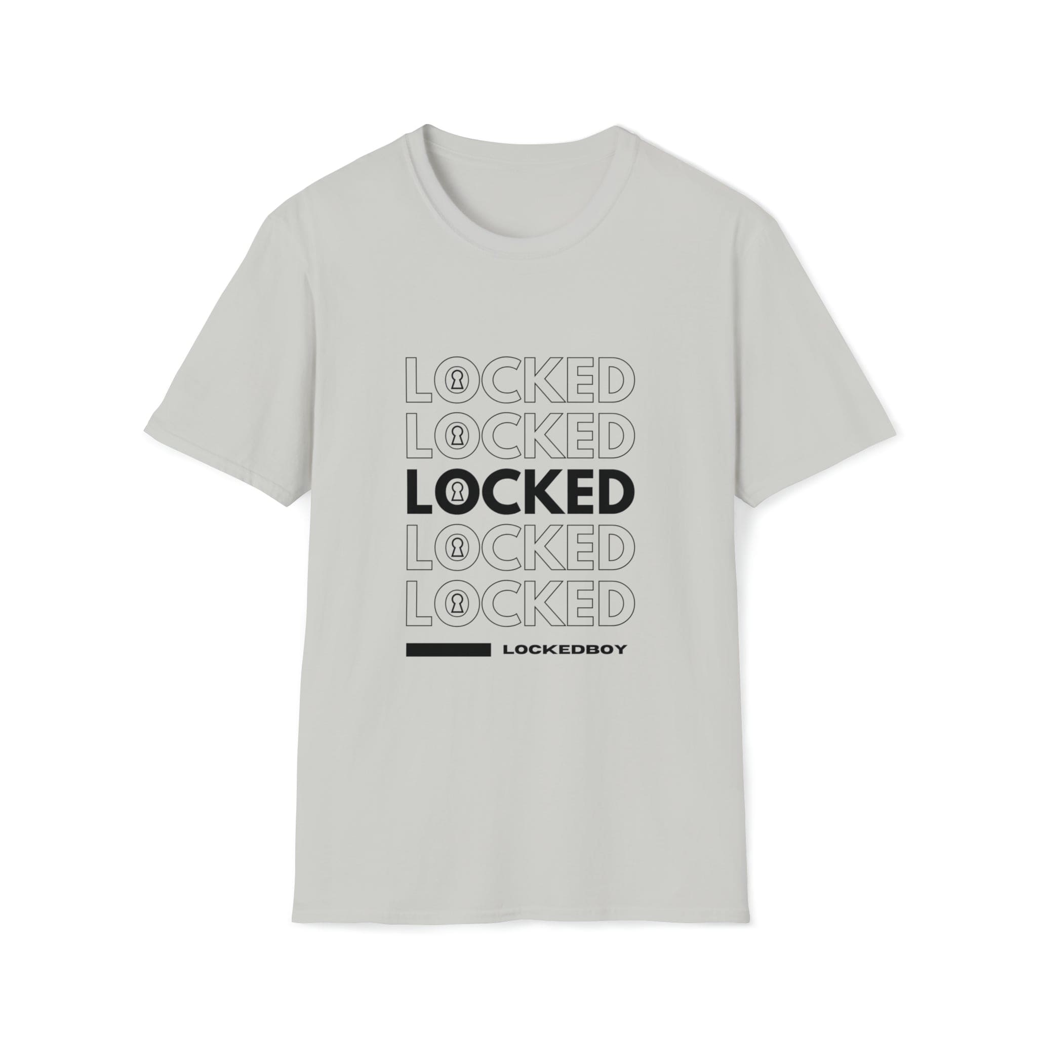 LOCKED Inspo (black text) - Chastity Shirts by LockedBoy Athletics