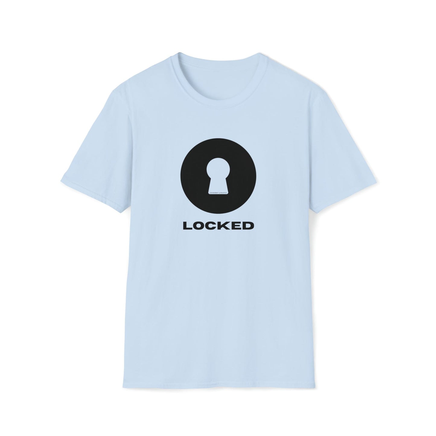 Boldly Locked - Lockedboy Athletics Chastity Tshirt
