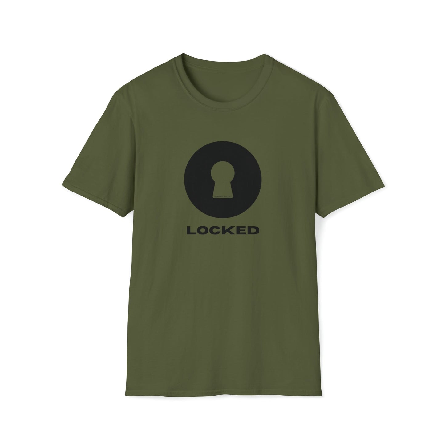 Boldly Locked - Lockedboy Athletics Chastity Tshirt