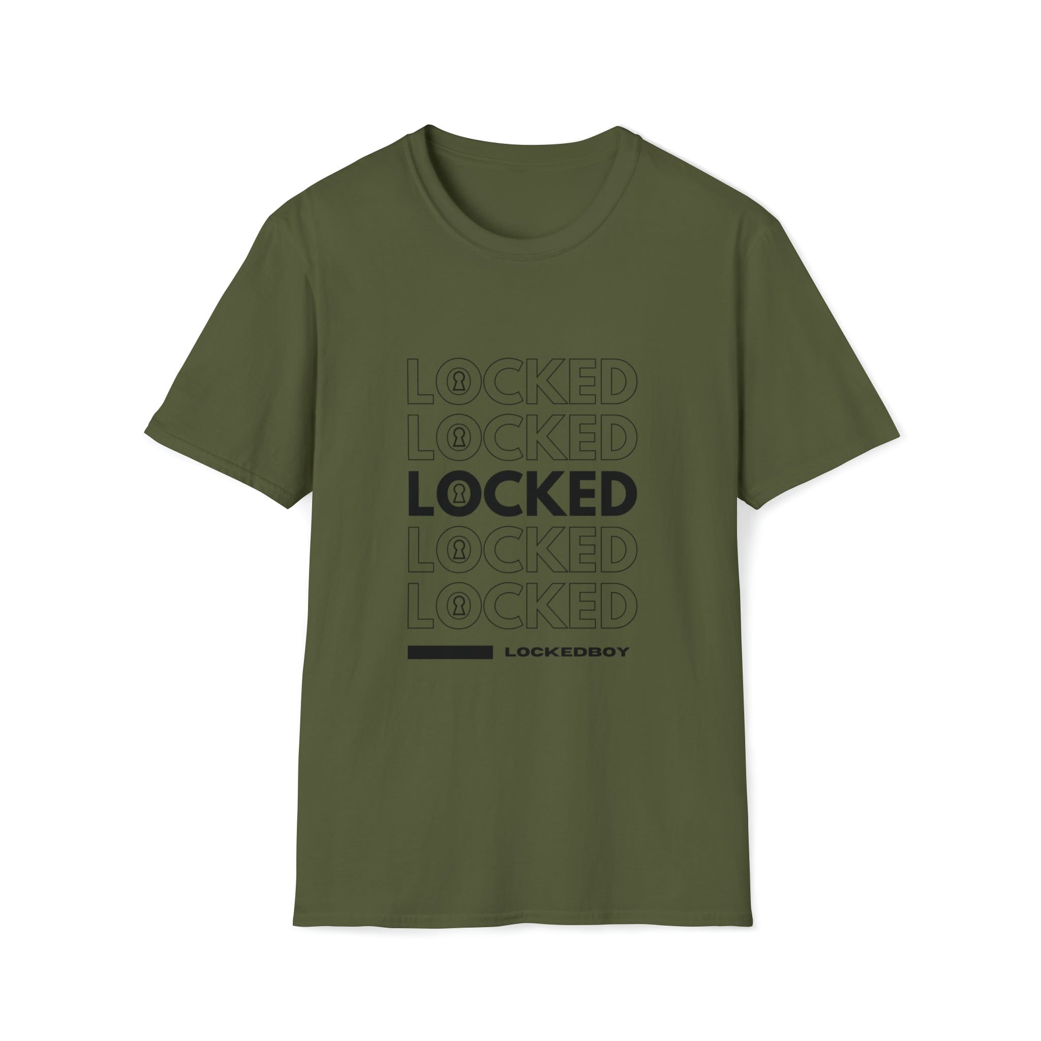 LOCKED Inspo (black text) - Chastity Shirts by LockedBoy Athletics