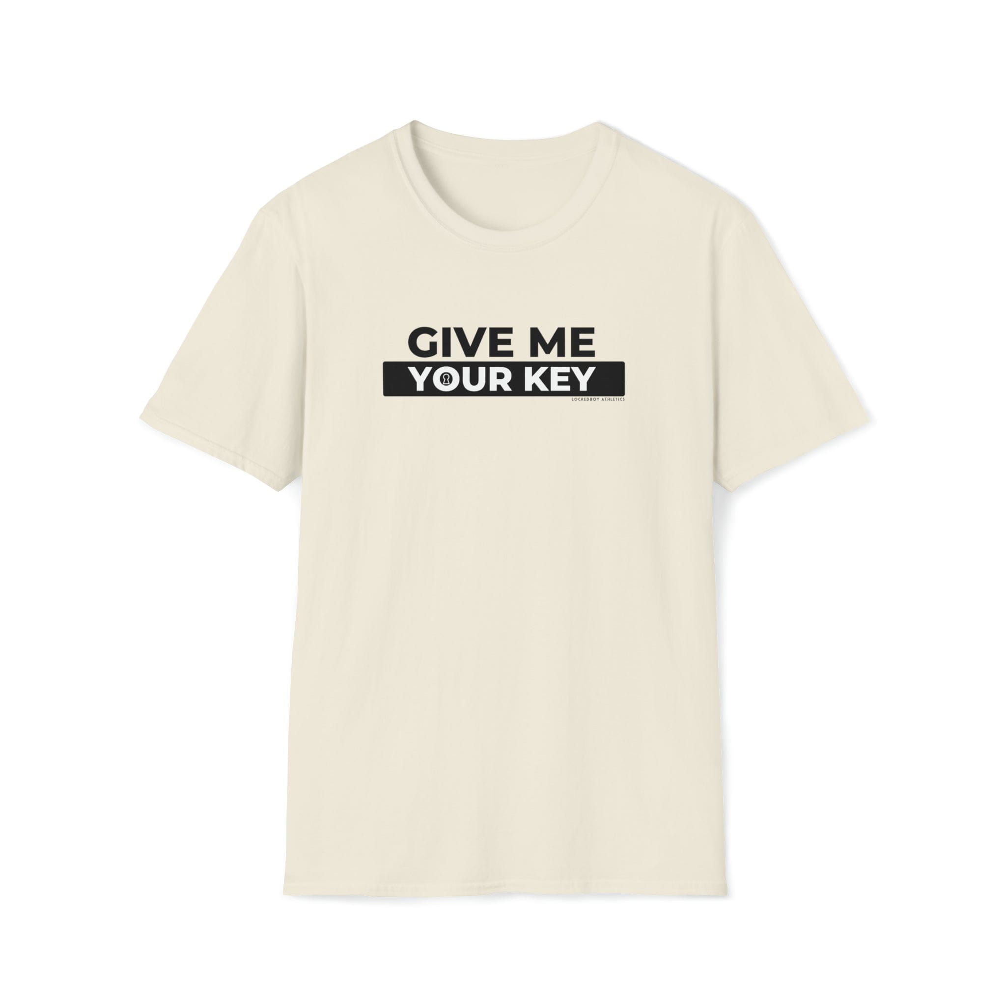 Give Me Your Key - Chastity Shirts by LockedBoy Athletics