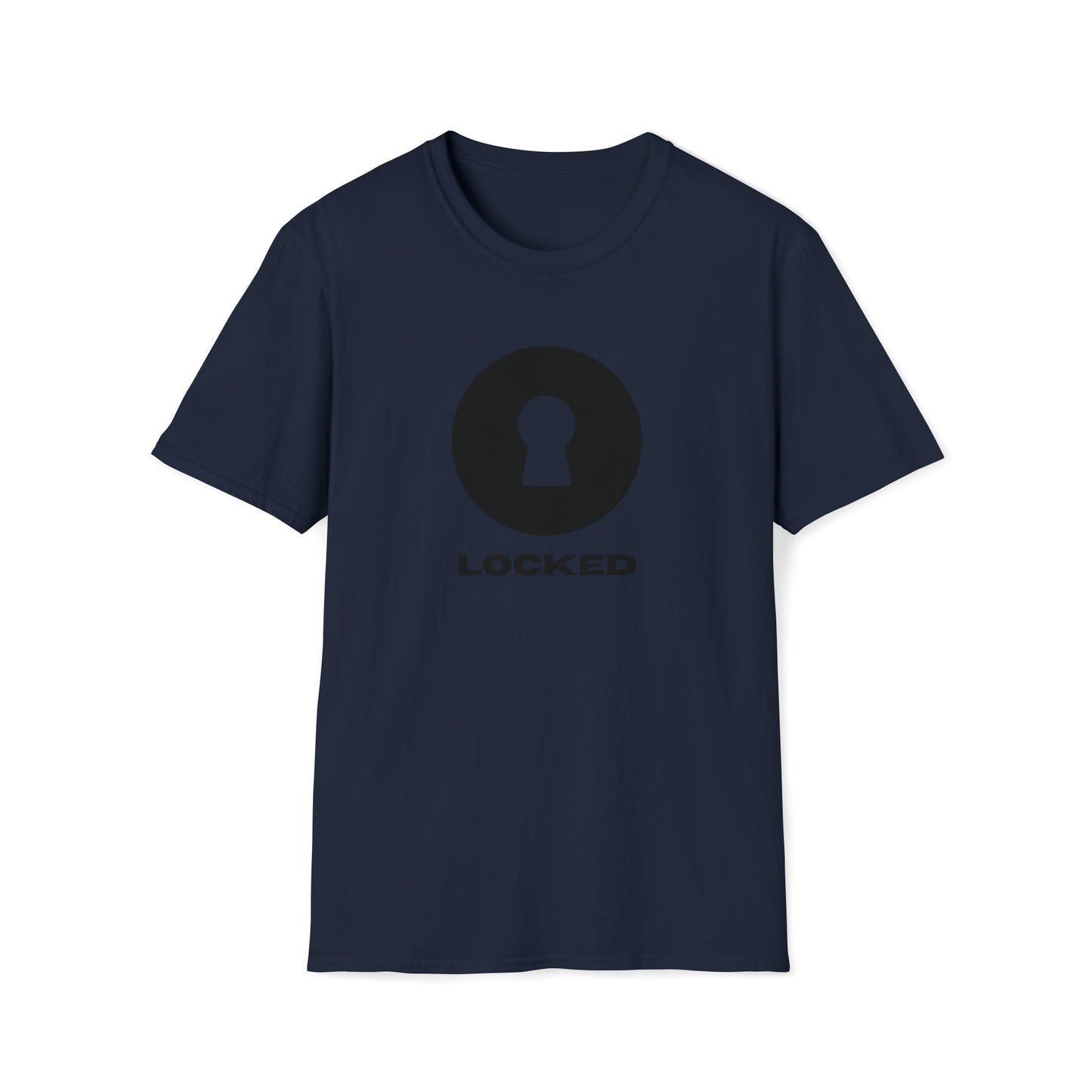 Boldly Locked - Lockedboy Athletics Chastity Tshirt