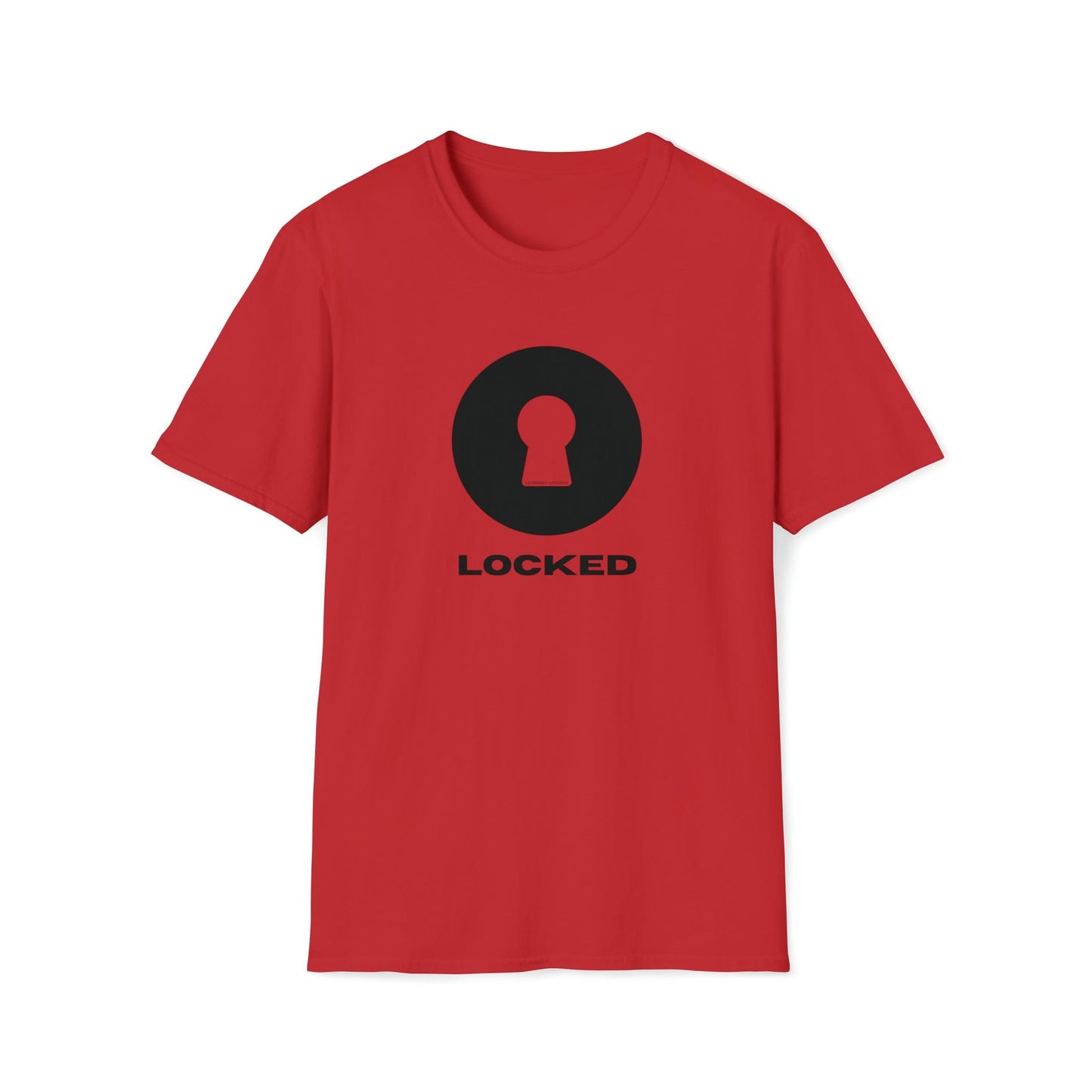 Boldly Locked - Lockedboy Athletics Chastity Tshirt