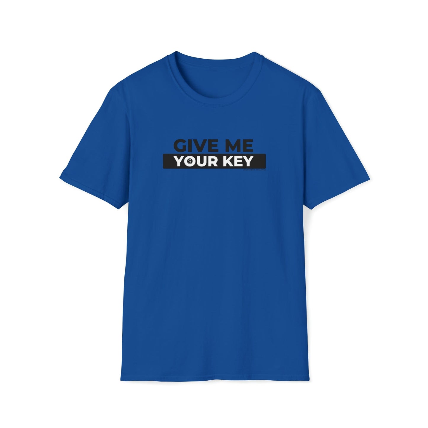 Give Me Your Key - Chastity Shirts by LockedBoy Athletics