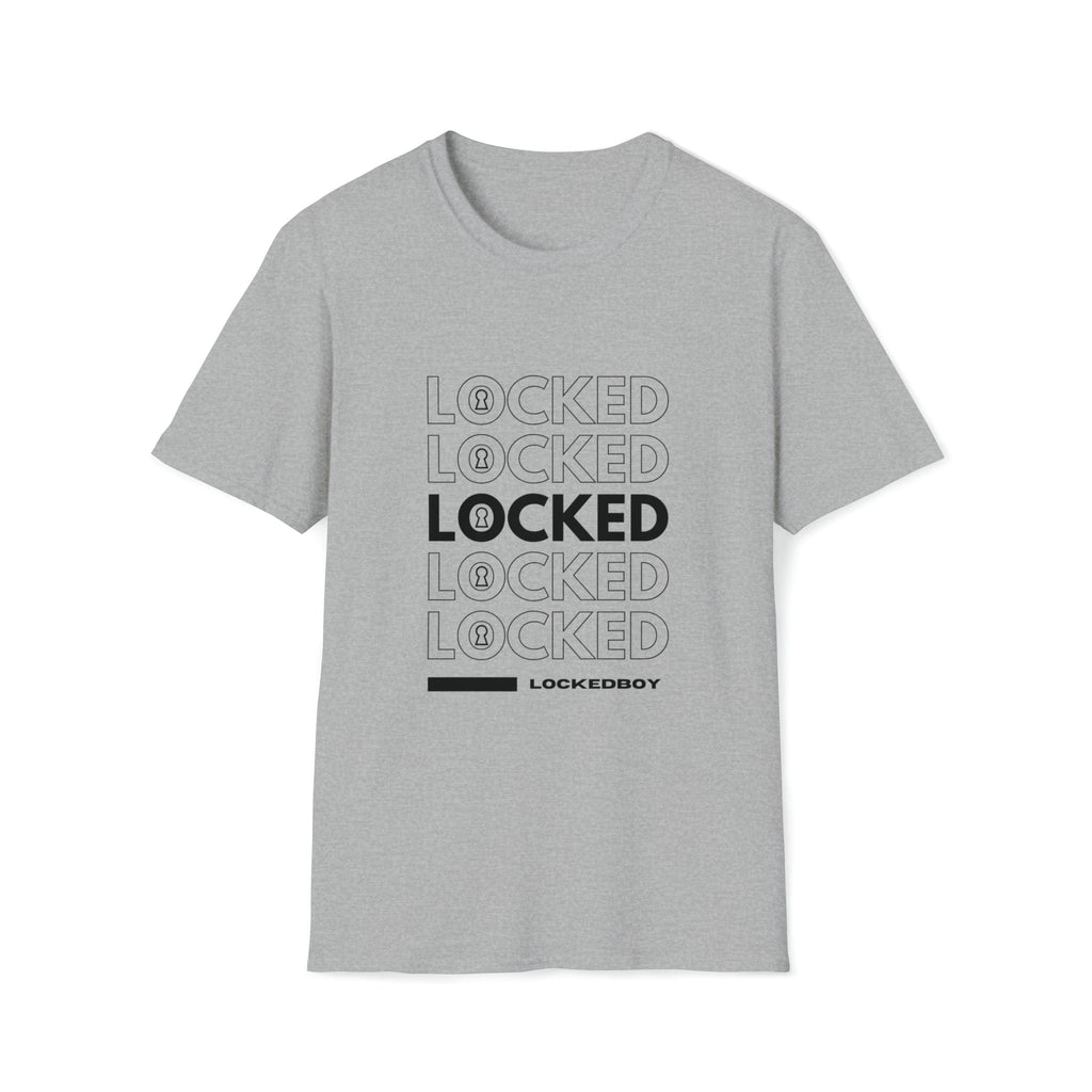LOCKED Inspo (black text) - Chastity Shirts by LockedBoy Athletics