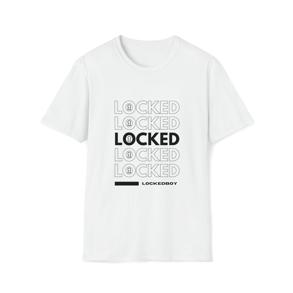 LOCKED Inspo (black text) - Chastity Shirts by LockedBoy Athletics