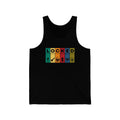 LOCKED Blocks Tank Top - LockedBoy Athletics Chastity Themed Tshirts