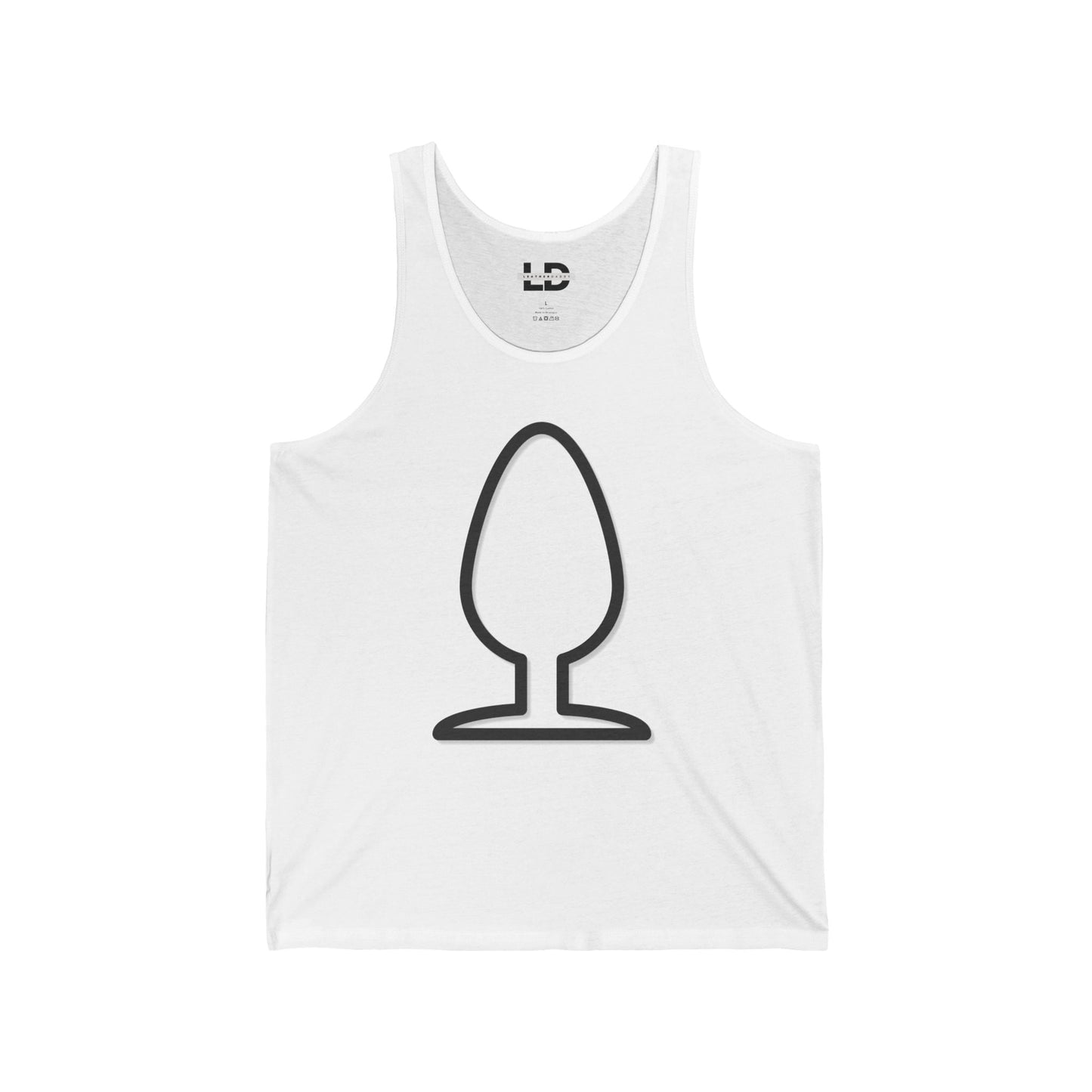 Big A$$ Plug Tank Top - LeatherDaddy