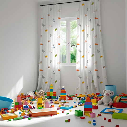 Ratatoille Themed Baby Room Curtain