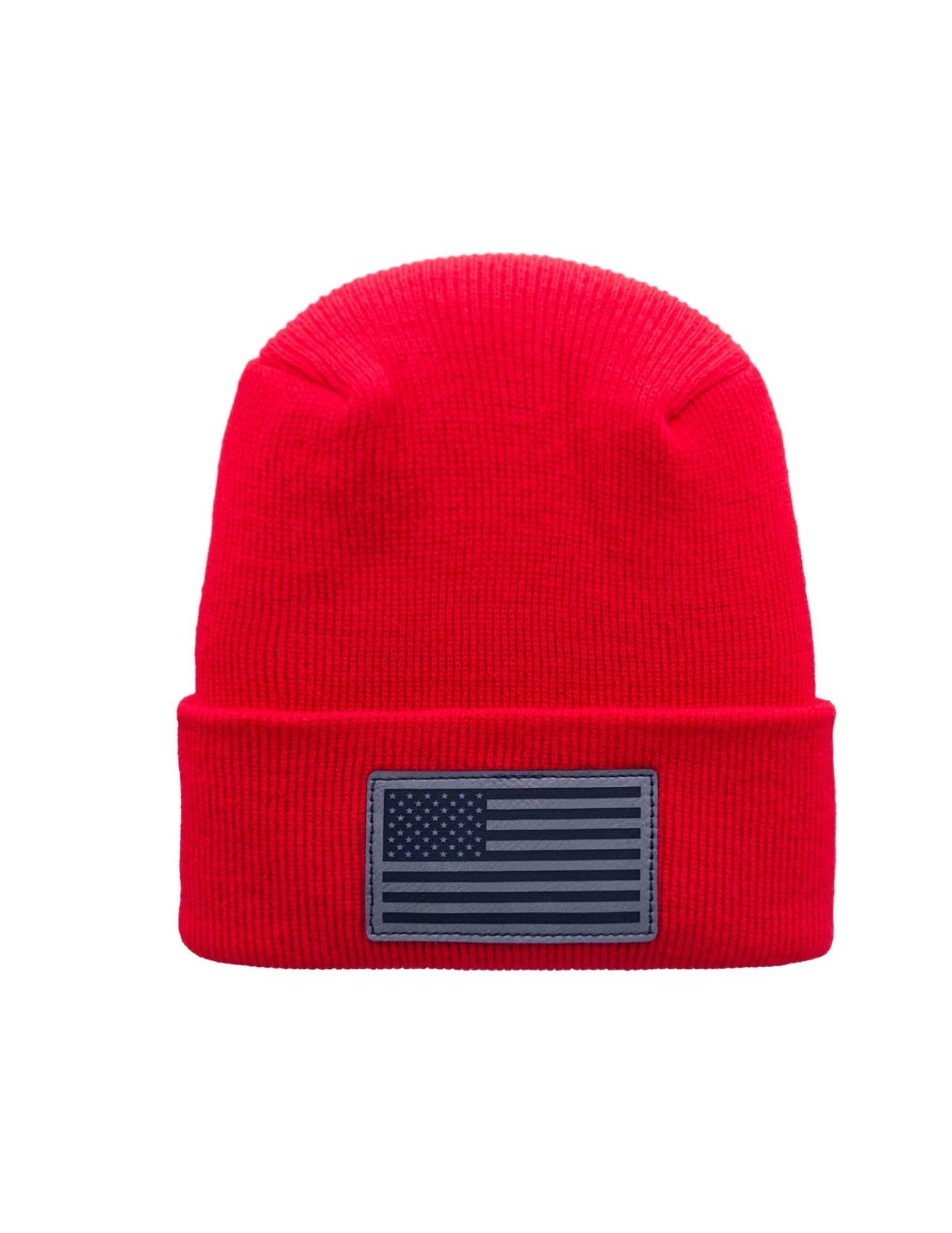 American Flag Beanie, H Stitch Beanie
