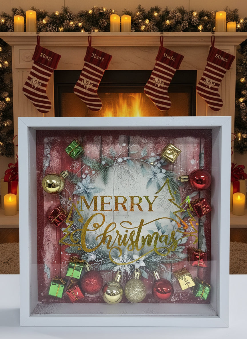 Merry Christmas Shadow box