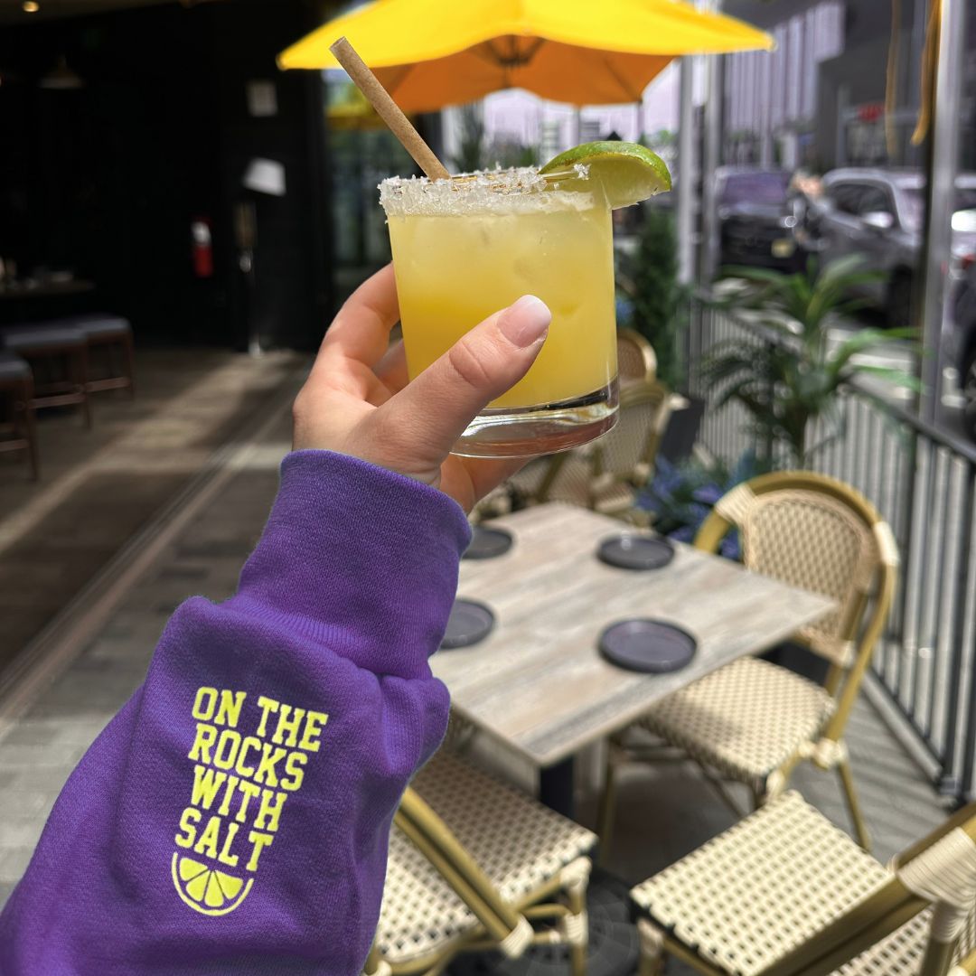 MARGS ♡ purple printed sweatshirt ♡ select your cuff