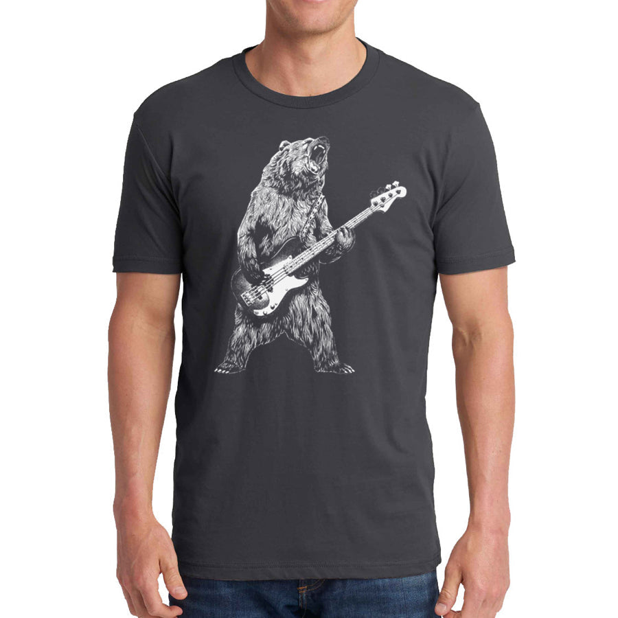 Bear Playing Bass Guitar