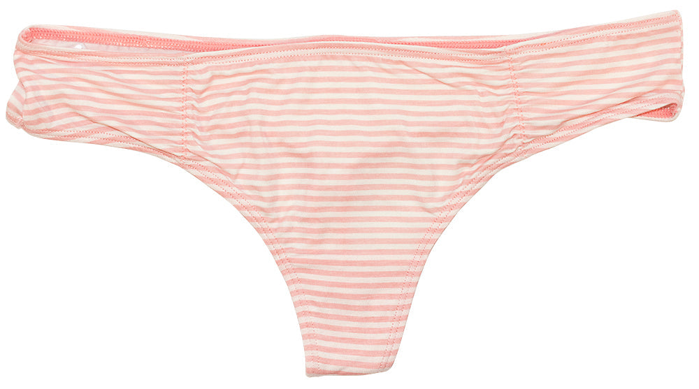 Pink Striped Modal Thong
