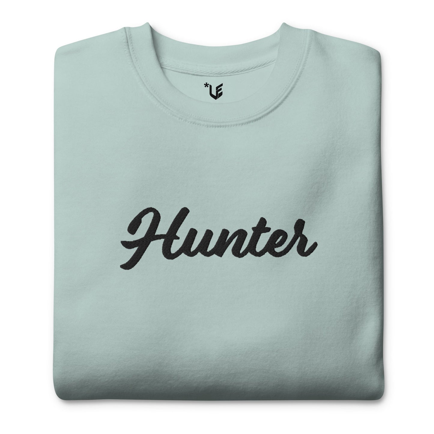 Unisex Premium Sweatshirt - Embroidered - Hunter (Light Hues)