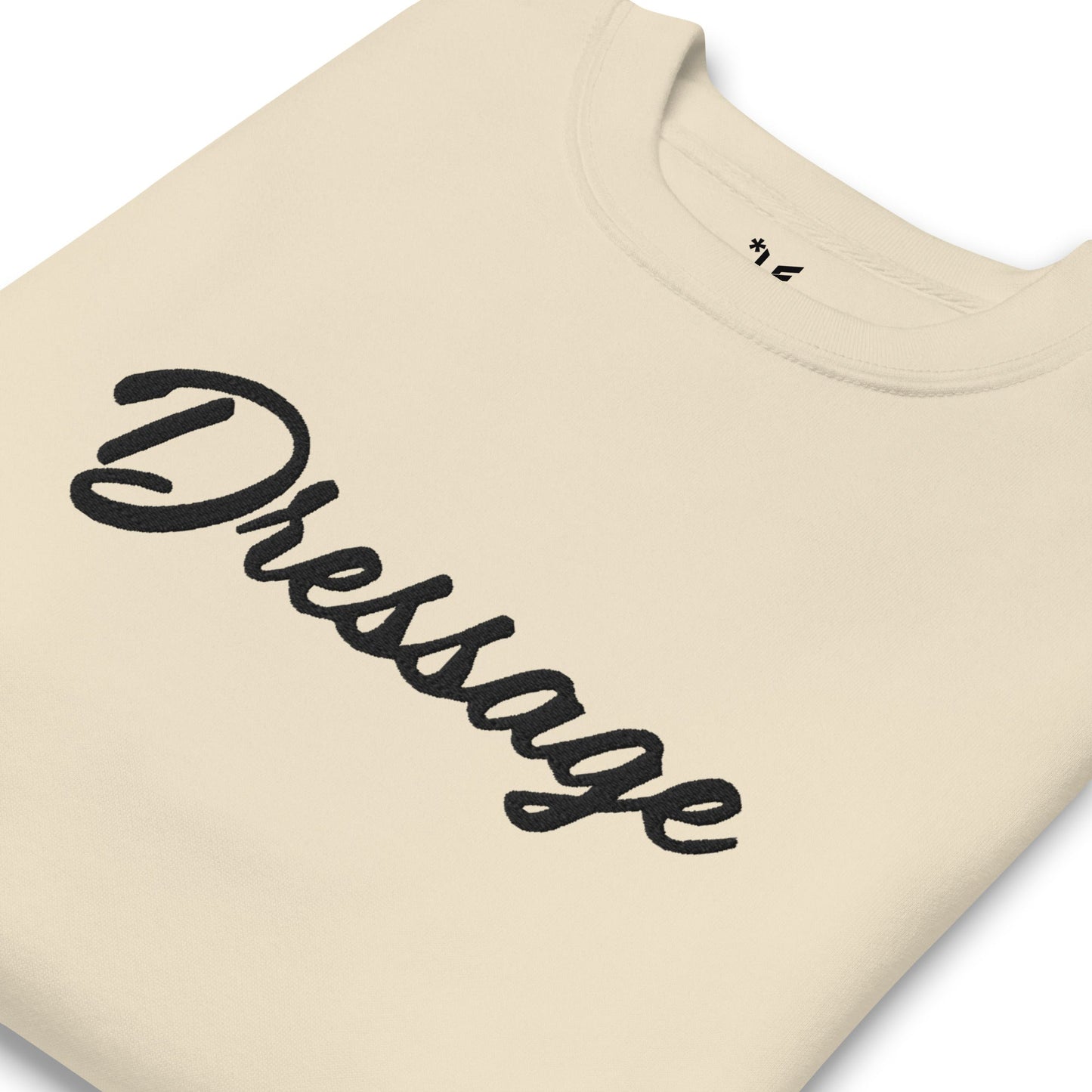 Unisex Premium Sweatshirt - Embroidered - Dressage (Lighter Hues)