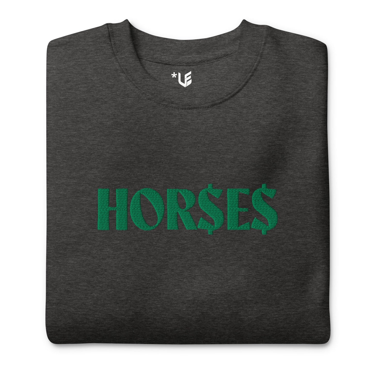 Unisex Premium Sweatshirt - Embroidered - HOR$E$