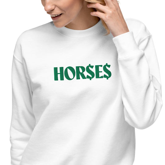 Unisex Premium Sweatshirt - Embroidered - HOR$E$