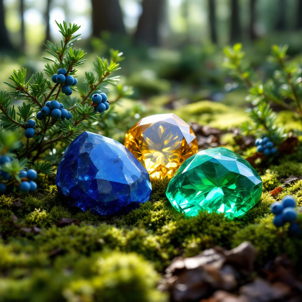 Botanical Gin & Juniper Crystal Candle, 10oz