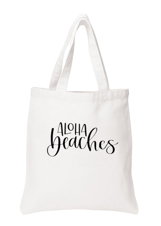 Aloha Beaches White Bag
