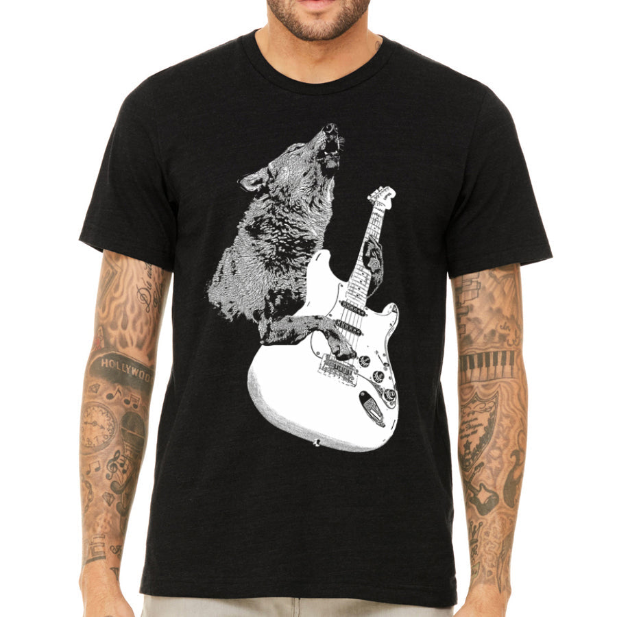 Wolf Playing Guitar