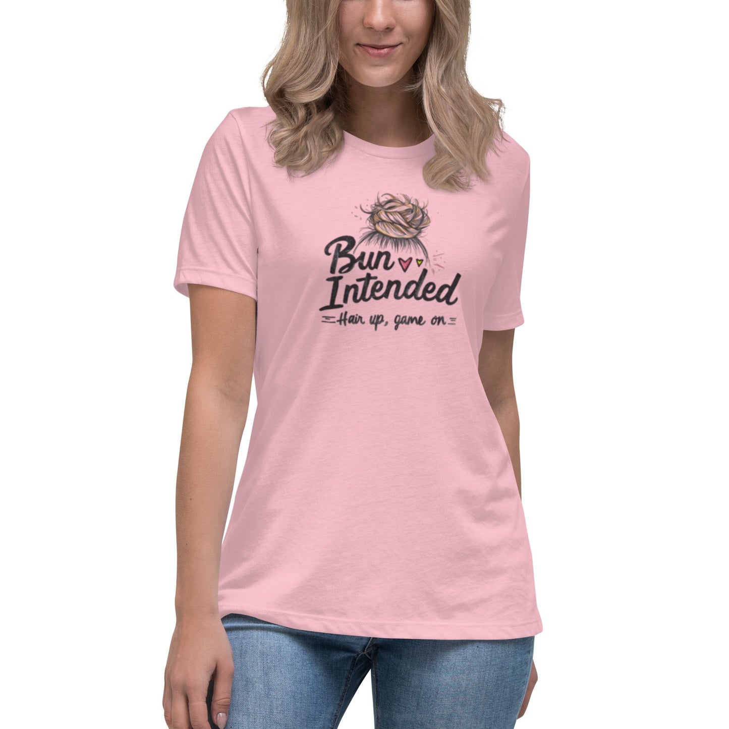 Power of Motion 26 Tshirt Capsule - Bun Intended - Hair Up Game On Women's T-Shirt