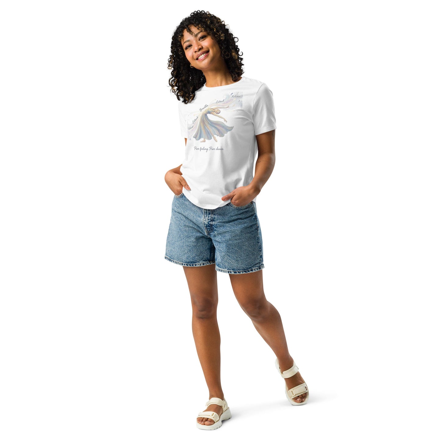 Power of Motion 26 Tshirt Capsule - Breathe Release Extend Lyrical Contemporary Women's T-Shirt