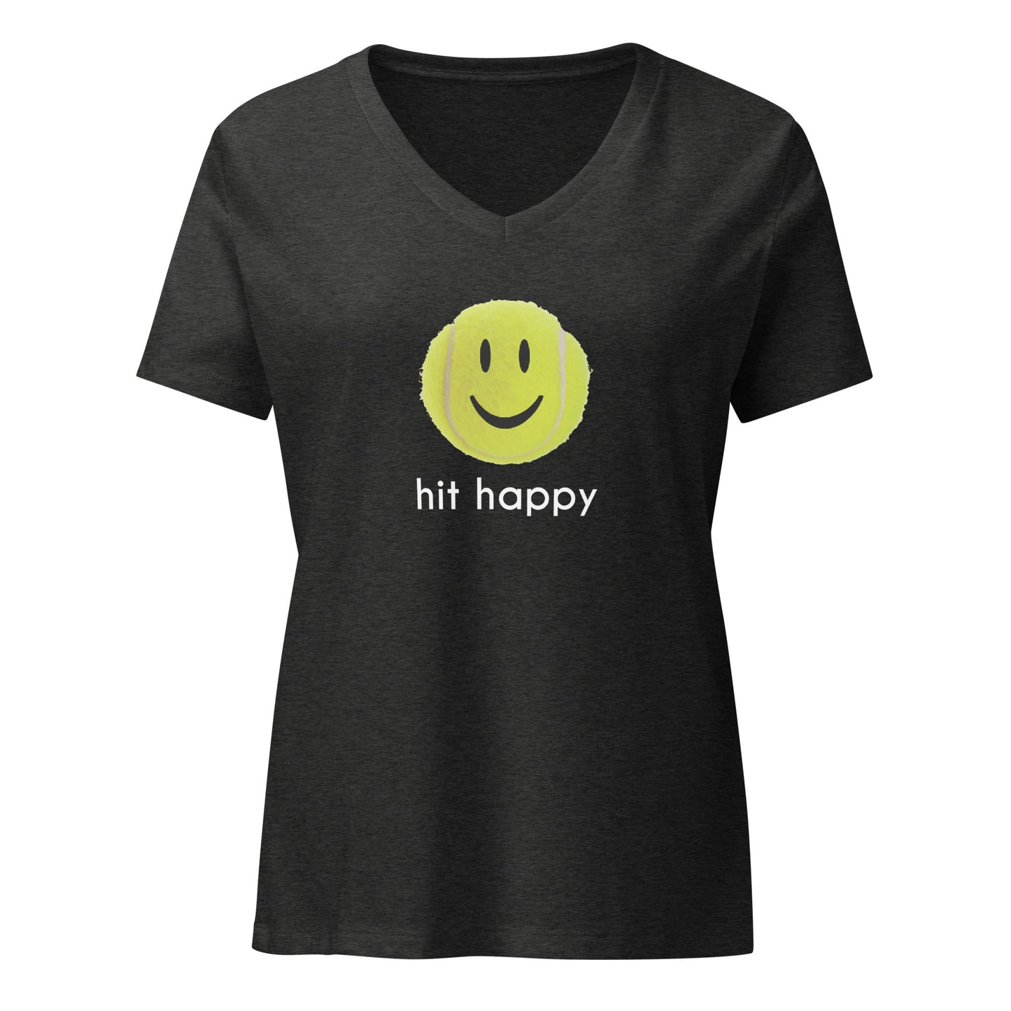 Hit Happy Women’s Relaxed V-Neck T-Shirt