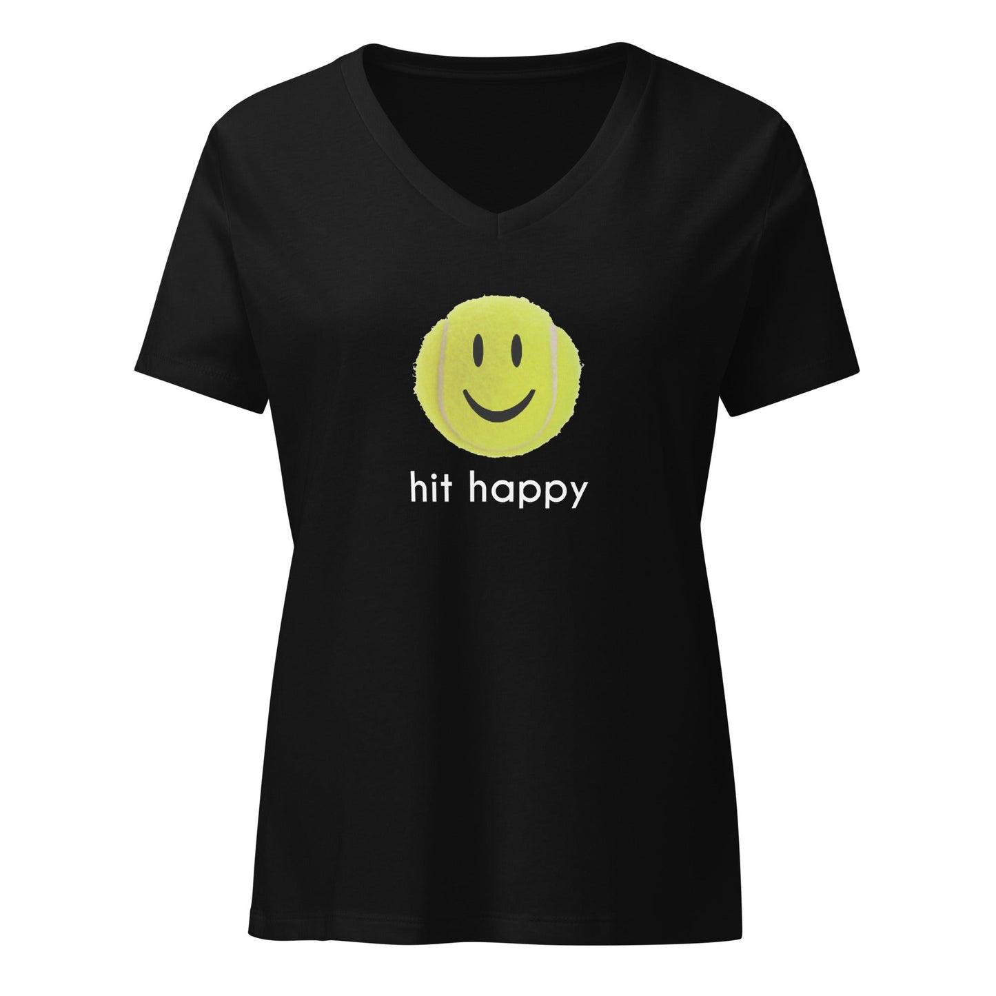 Hit Happy Women’s Relaxed V-Neck T-Shirt