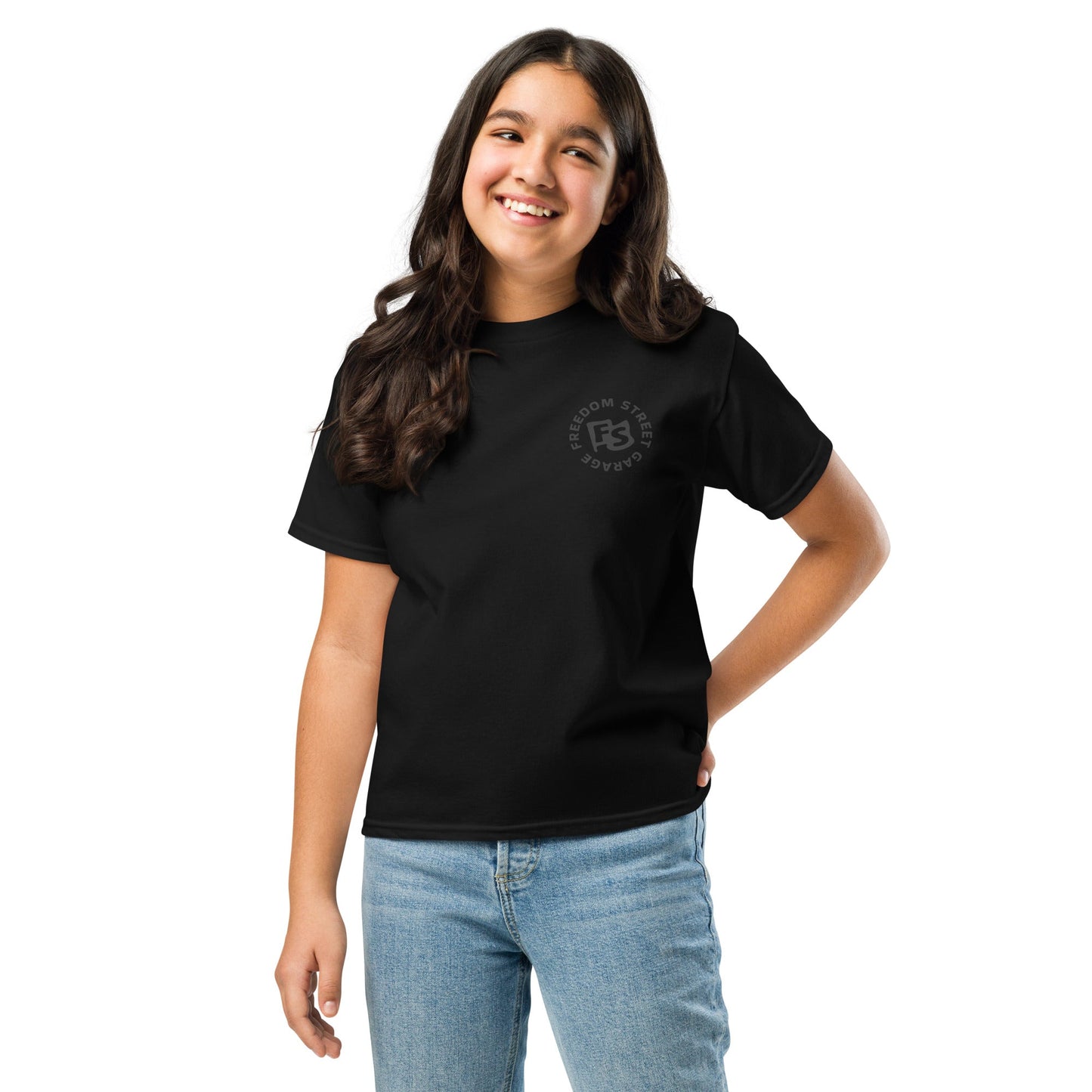 Youth Black-out Flag T-shirt