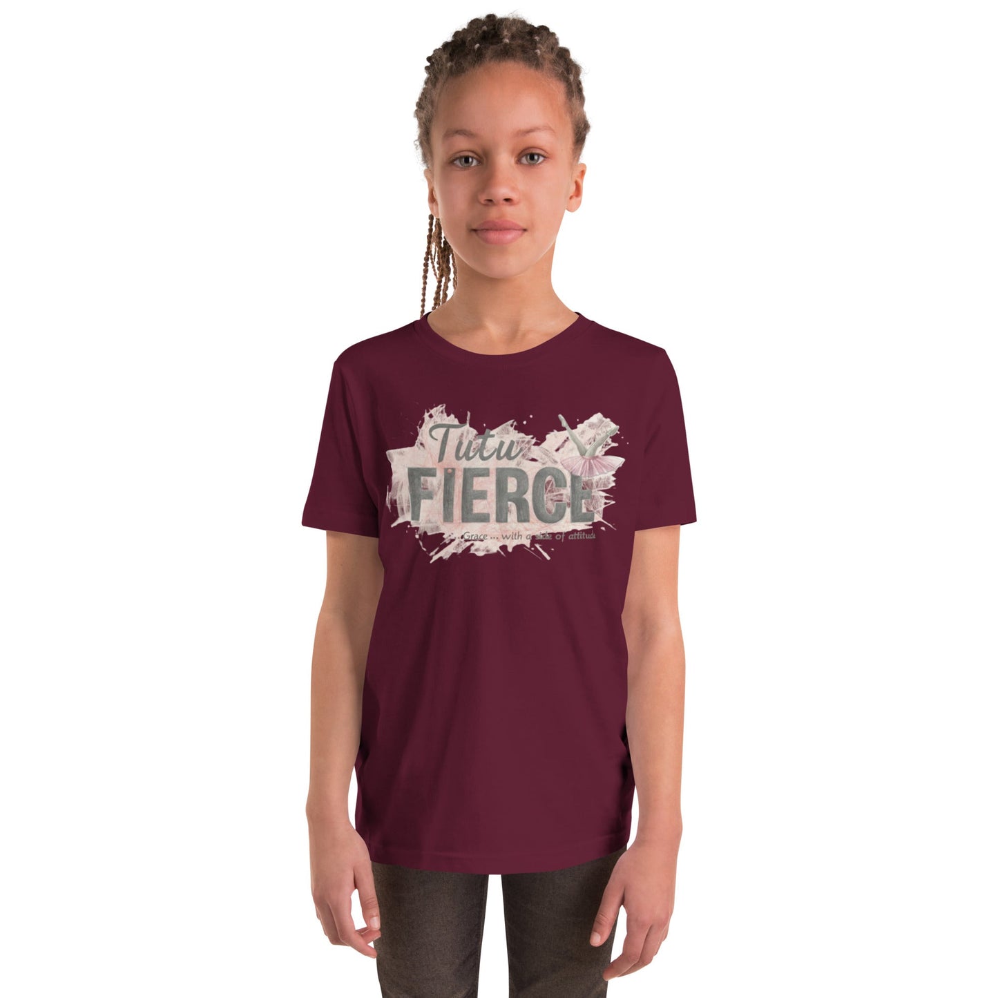 Power of Motion  26 TShirt Capsule - TUTU Fierce Youth Short Sleeve T-Shirt